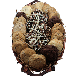 Cookies and Homemade chocolates basket